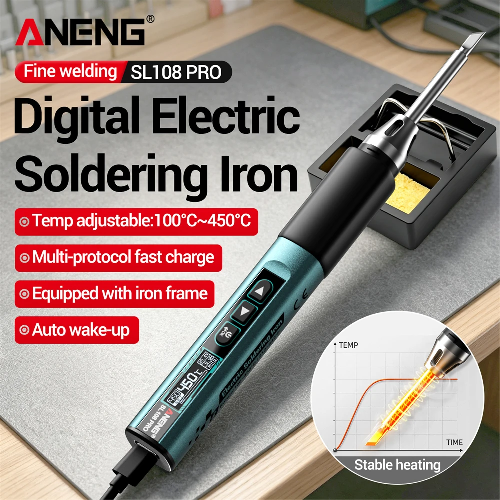 Tools Qc - Ferro de Solda Elétrico ANENG SL108