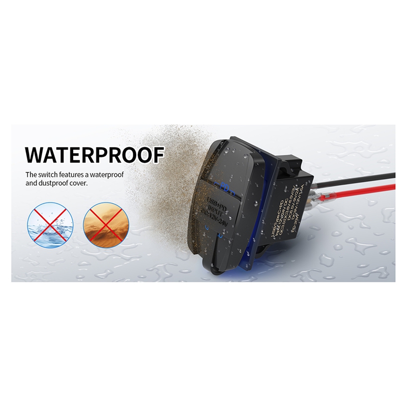 Interruptor rocker usb 12v à p - Tools Qc avaliação e preço