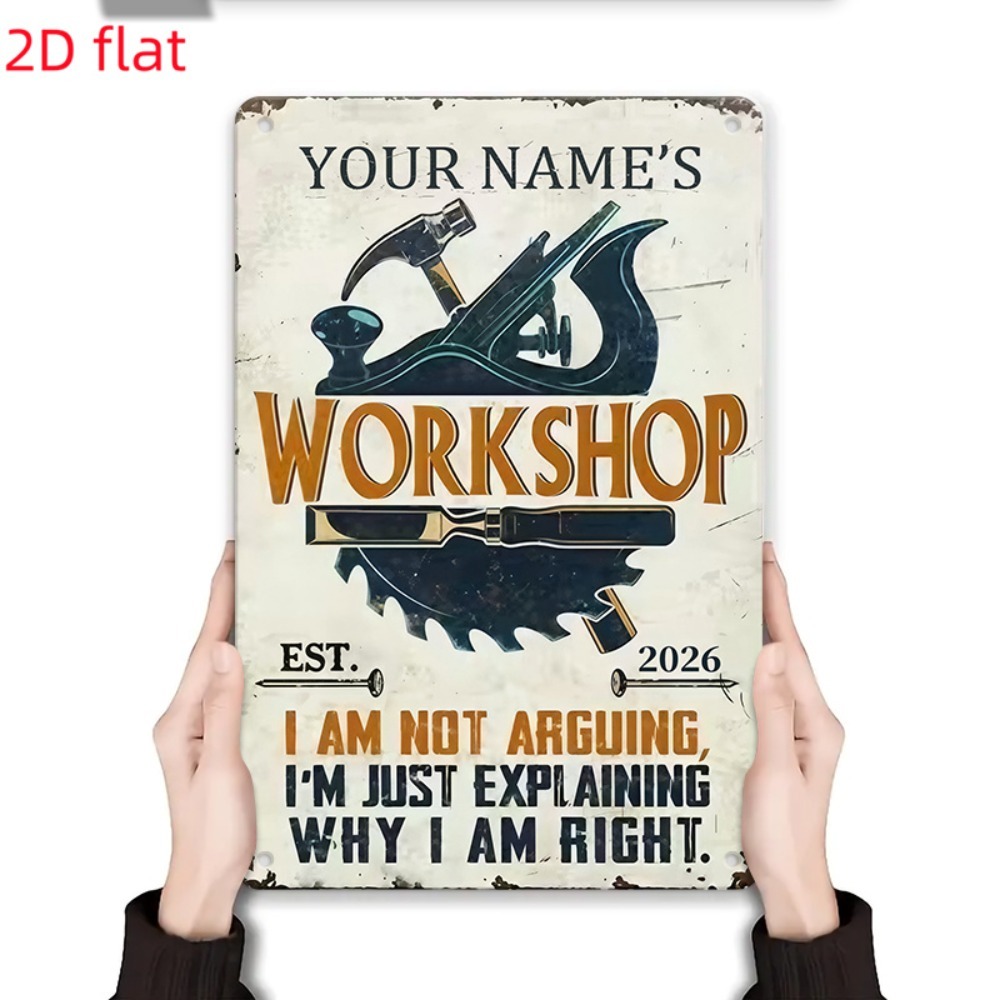[2D Plano] 1 unidade Placa de  - Tools Name In Workshop avaliação e preço