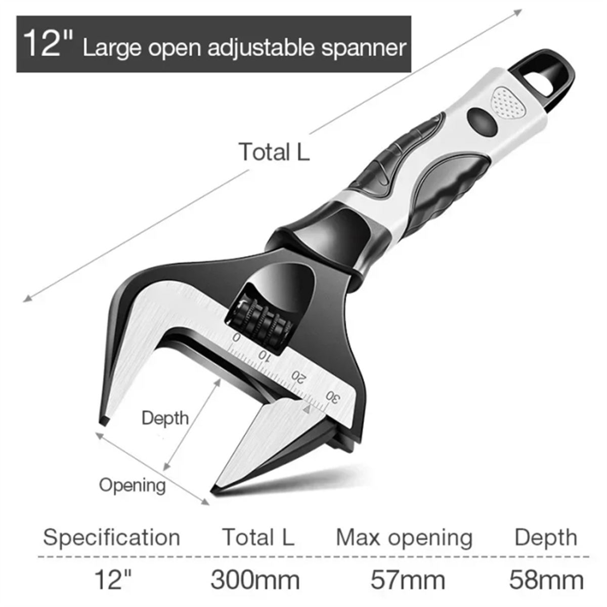Chave inglesa ajustável aa25,  - Tools Mechanical Workshop avaliação e preço